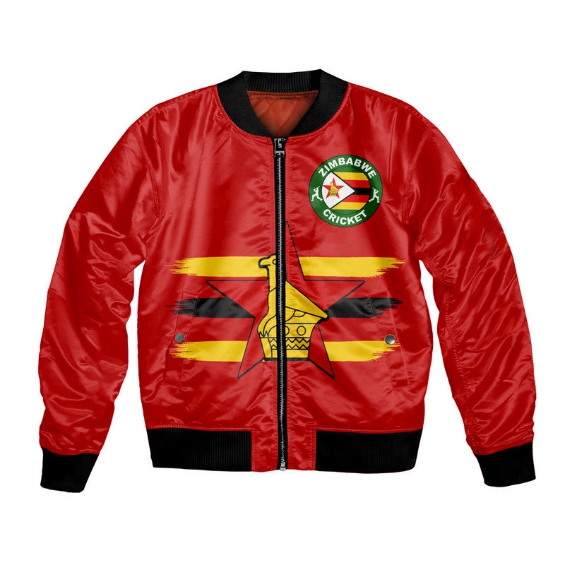 custom-personalised-and-number-zimbabwe-cricket-jersey-bomber-jacket