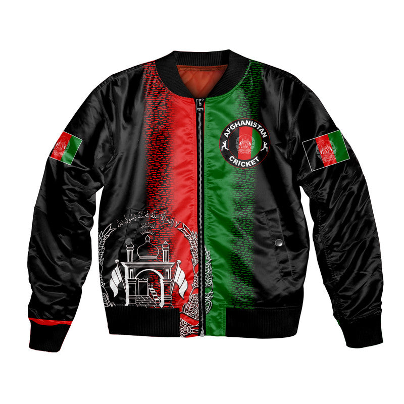 (Custom Personalised And Number) Afghanistan Cricket Jersey Bomber Jacket LT6 - Wonder Print Shop