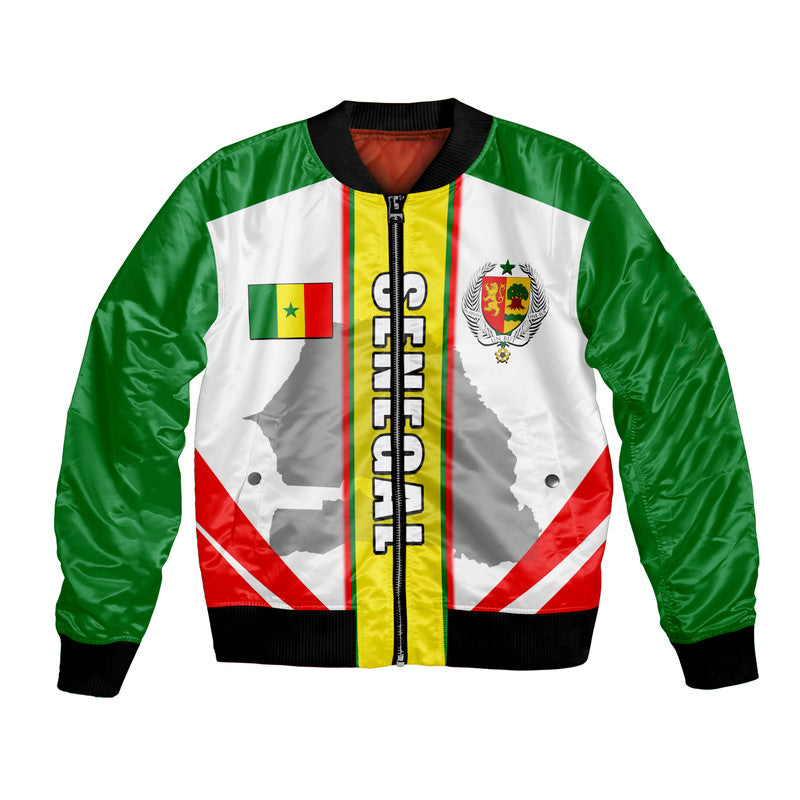 (Custom Personalised) Senegal Bomber Jacket Simple Vibe LT6 - Wonder Print Shop