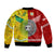 Tonga Ikale Tahi Ngatu And Australia Wallabies Aboriginal Bomber Jacket Rugby Together LT8 - Wonder Print Shop