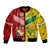 Tonga Ikale Tahi Ngatu And Australia Wallabies Aboriginal Bomber Jacket Rugby Together LT8 - Wonder Print Shop