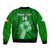 (Custom Text And Number) Ireland Rugby Go Shamrocks Bomber Jacket - Wonder Print Shop