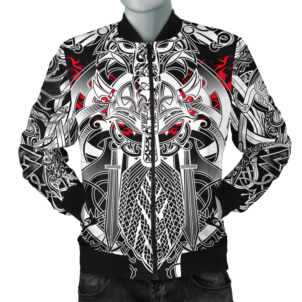 Viking Bomber Jacket Odin Eternal Flame RLT12 - Wonder Print Shop