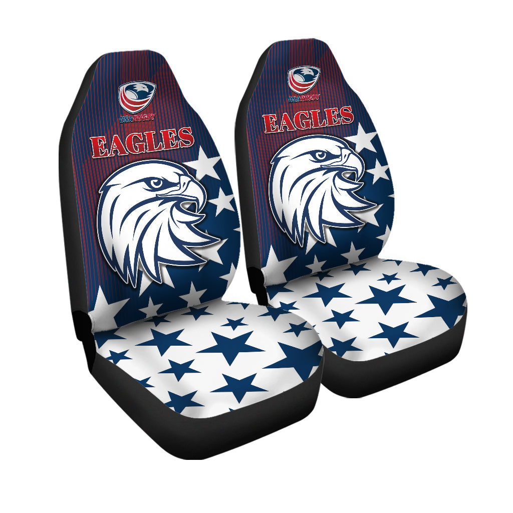 USA Rugby Car Seat Cover Original Vibes Blue LT8 - Wonder Print Shop