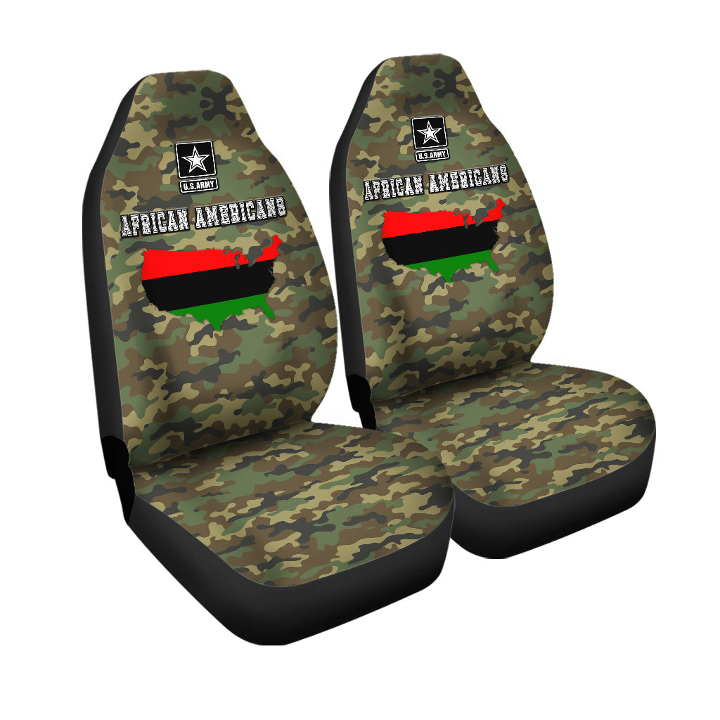 military-of-african-americans-car-seat-cover-flag-simple-style