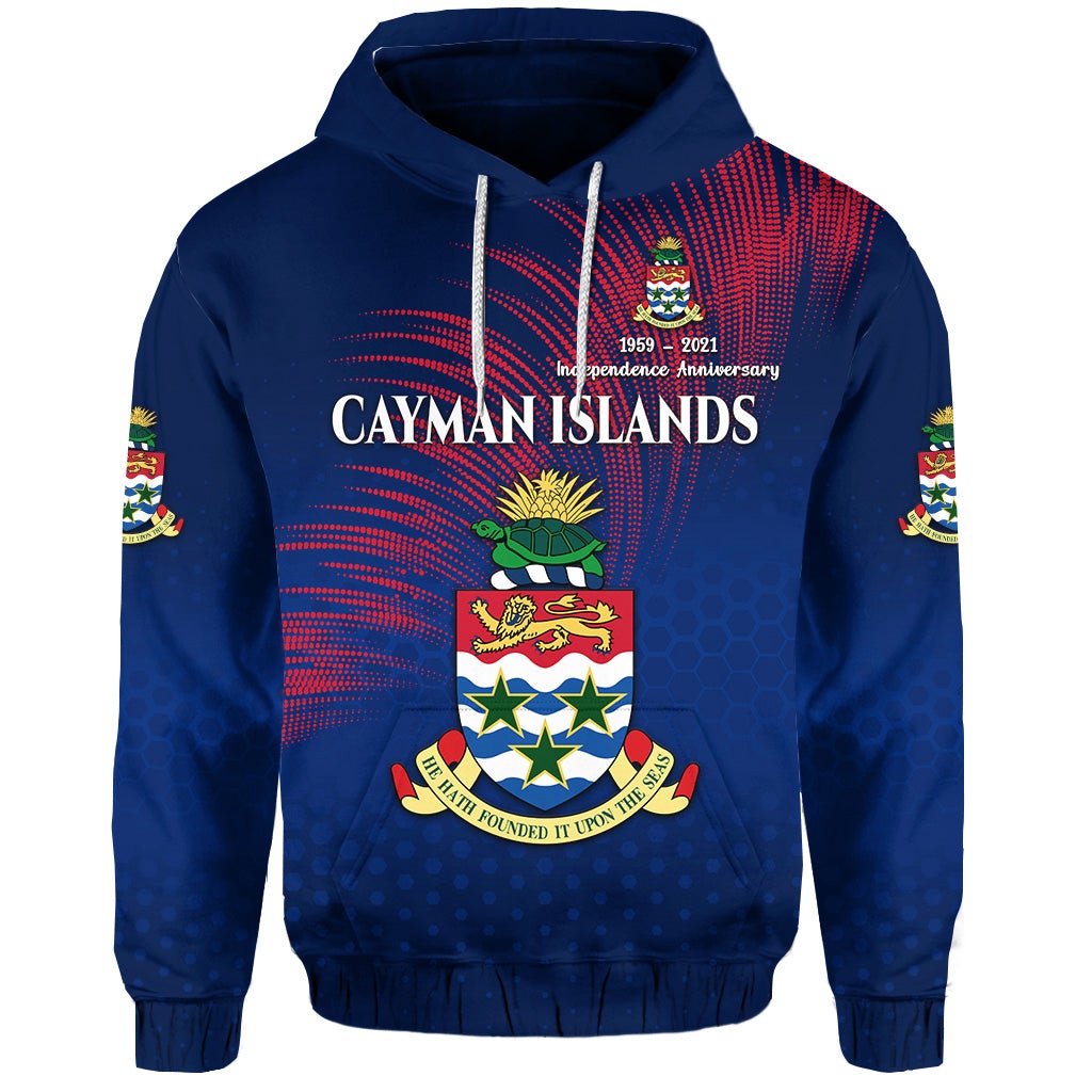 cayman-islands-hoodie-coat-of-arms-independence-anniversary-simple-style-blue