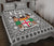 Fiji Quilt Bed Set Pattern - Fijian Tapa Pattern Grey LT13 - Wonder Print Shop