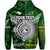 Custom New Zealand Cook Islands Hoodie Together Green, Custom Text And Number LT8 - Wonder Print Shop