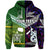 Custom New Zealand Cook Islands Hoodie Together Purple LT8 - Wonder Print Shop