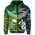 Custom New Zealand Cook Islands Zip Hoodie Together Paua Shell, Custom Text And Number LT8 - Wonder Print Shop