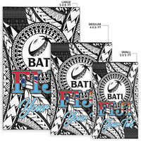 Bati tapa rug set with size labels: Large 5x8, Medium 4x6, Small 3x5