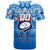 Custom Samoa Rugby Toa Samoa Blue Style T Shirt LT2 - Wonder Print Shop