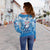 Custom Personalised Samoa Rugby Toa Samoa Blue Style Women Off Shoulder Sweater LT2 - Wonder Print Shop