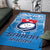 Custom Personalised Samoa Rugby Toa Samoa Blue Style Area Rug LT2 - Wonder Print Shop