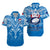 Personalised Samoa Rugby Toa Samoa Blue Style Matching Hawaiian Shirt And Dress LT2 - Wonder Print Shop