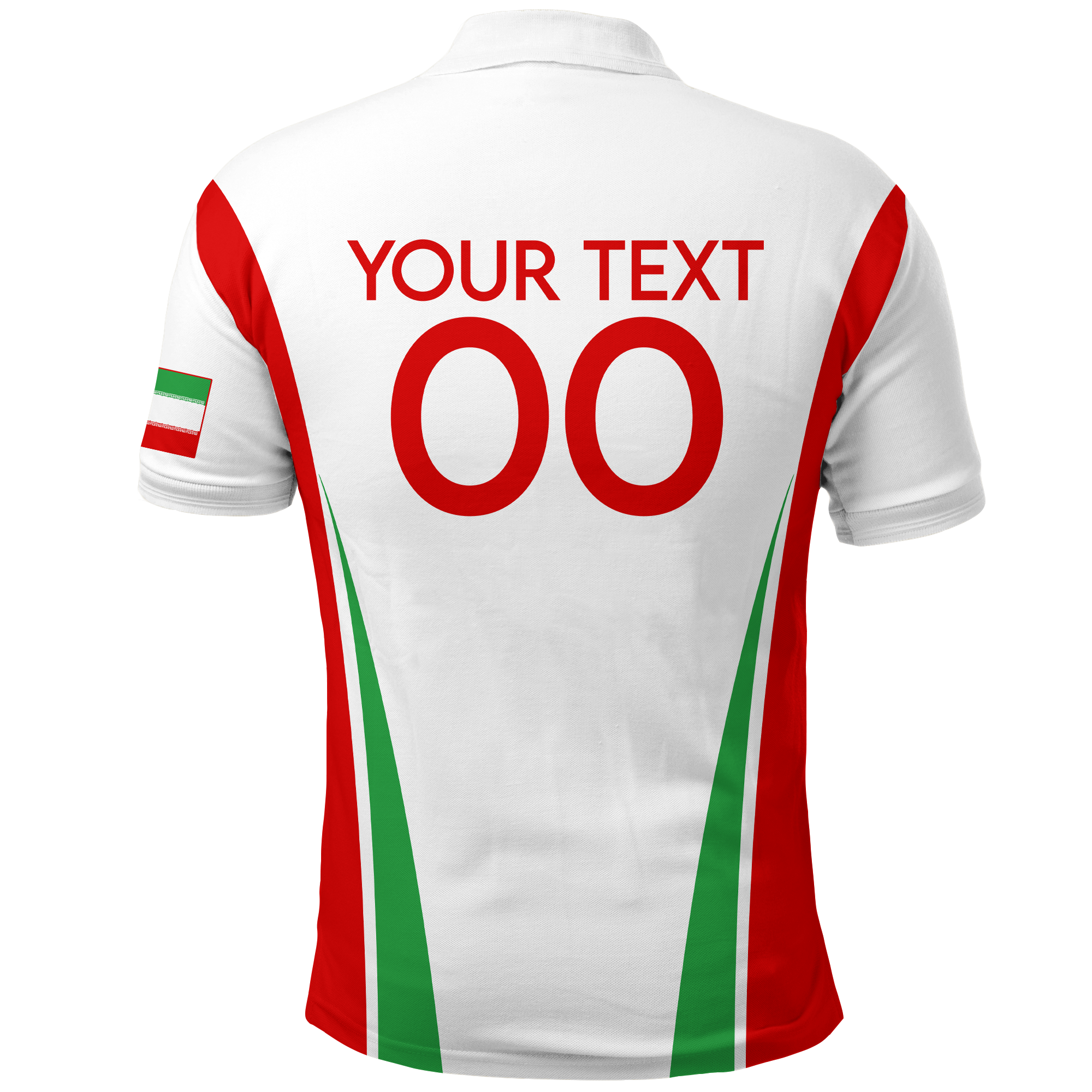 Custom Iran Polo Shirt Football 2022 LT2 - Wonder Print Shop