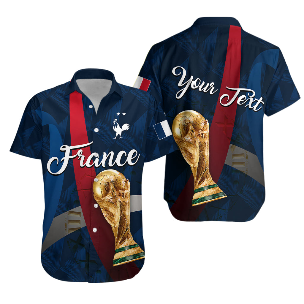 (Custom Personalised) France Football World Cup 2022 Hawaiian Shirt - LT2 - Wonder Print Shop