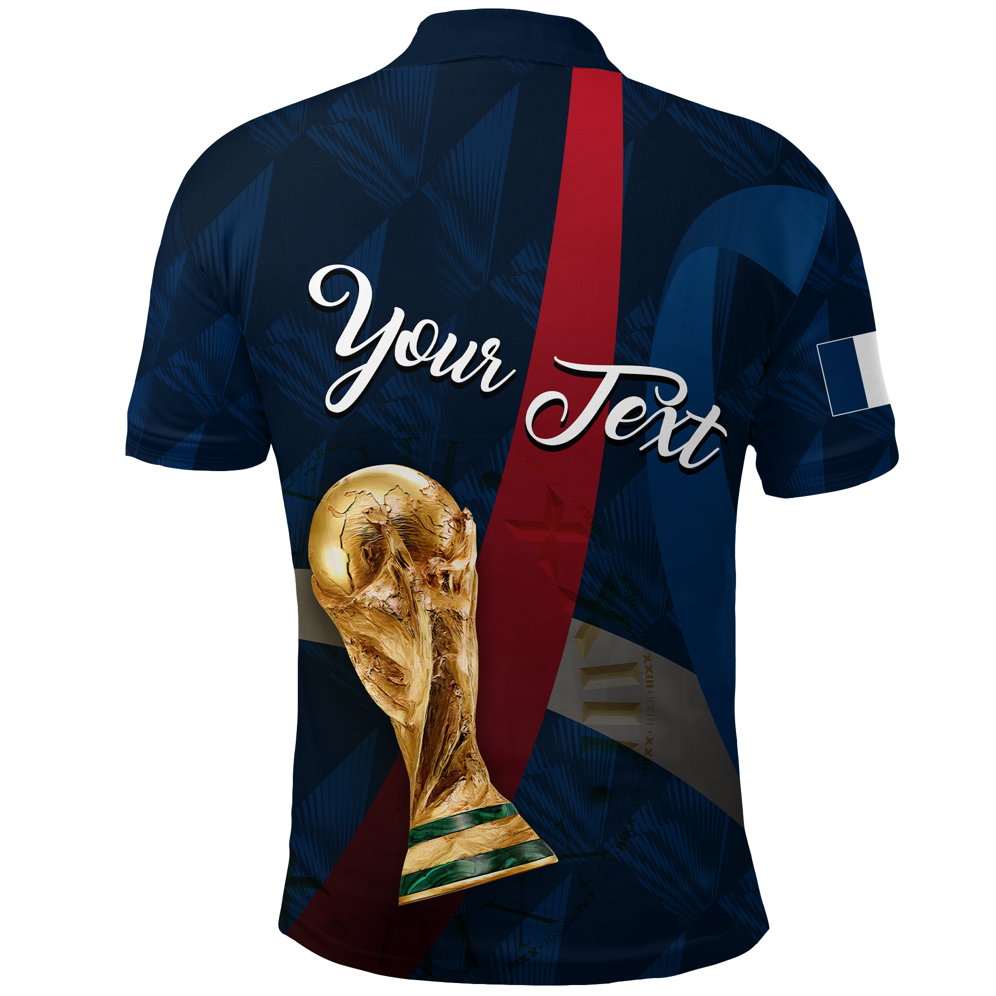 Custom France Polo Shirt Football 2022 LT2 - Wonder Print Shop