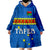 (Custom Personalised) Tafea Province Vanuatu Pig Tusk Polynesian Flag Style Wearable Blanket Hoodie - Wonder Print Shop