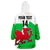 (Custom Text And Number) Wales Football Come On Welsh Dragons With Celtic Knot Pattern Wearable Blanket Hoodie - Wonder Print Shop