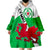 (Custom Text And Number) Wales Football Come On Welsh Dragons With Celtic Knot Pattern Wearable Blanket Hoodie - Wonder Print Shop