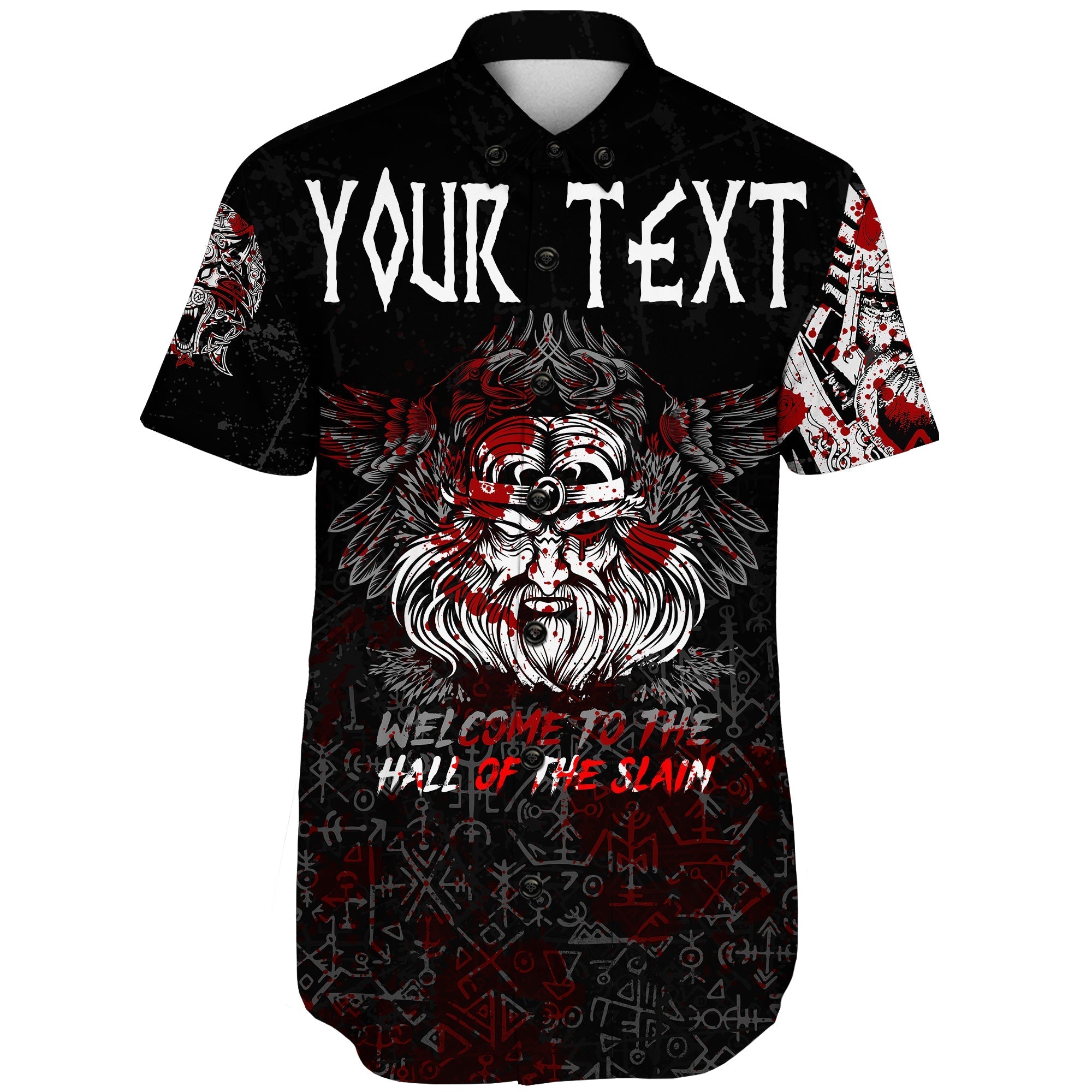 custom-viking-odin-viking-short-sleeve-shirts-blood