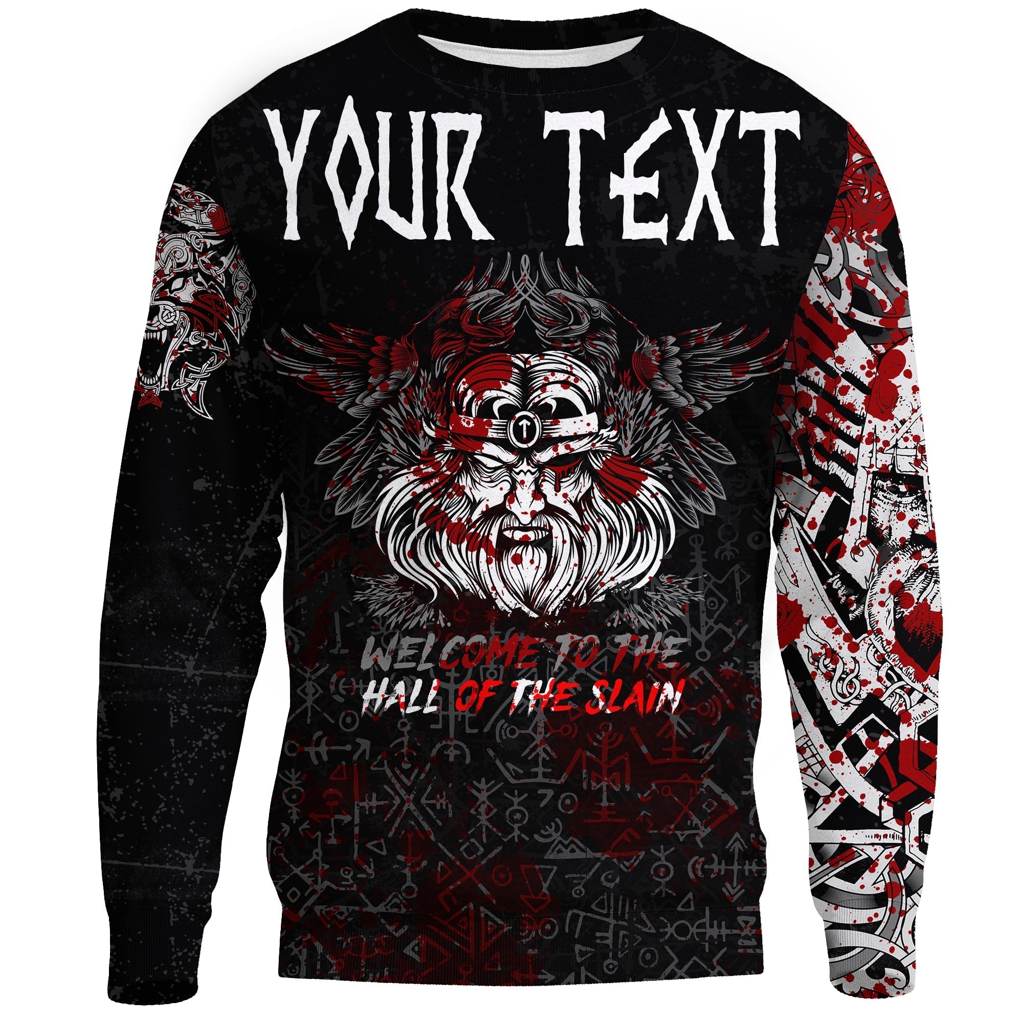 custom-viking-odin-viking-sweatshirts-blood