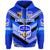 Custom Papua New Guinea Kimbe Cutters Zip Hoodie Rugby Blue, Custom Text And Number LT8 - Wonder Print Shop