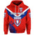 Custom Papua New Guinea Central Dabaries Hoodie Rugby Red, Custom Text And Number LT8 - Wonder Print Shop