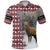 Dear Hunting Christmas Polo Shirt Red White LT8 - Wonder Print Shop