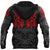 Viking Clothing Red Fenrir Viking Wolf Tattoo Hoodie RLT12 - Wonder Print Shop