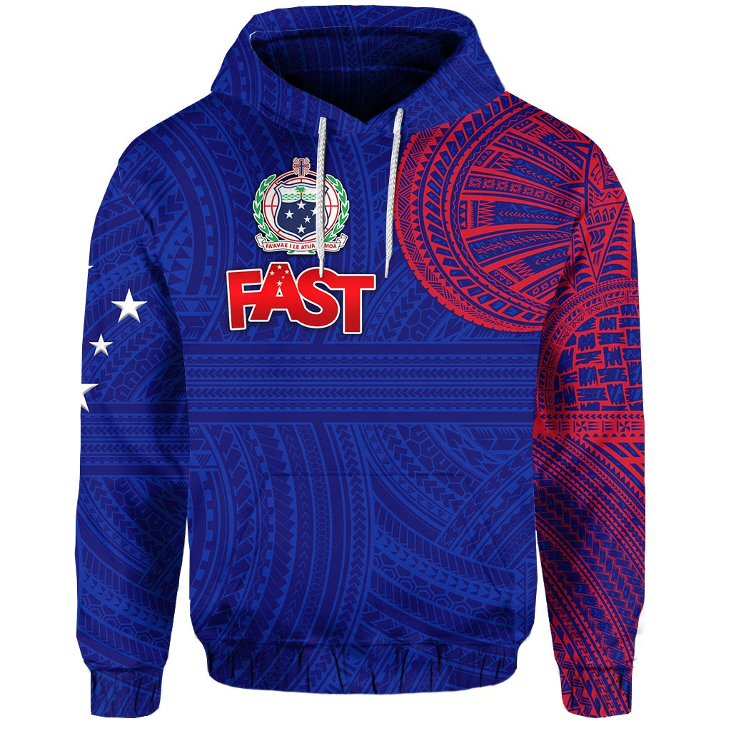 Custom Samoa FAST Party Hoodie Original Style LT8 - Wonder Print Shop