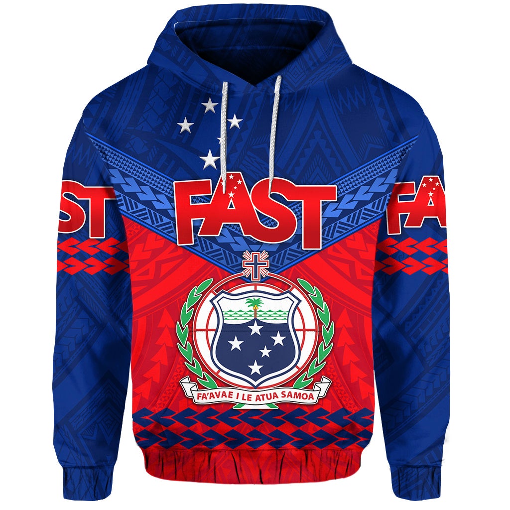 Custom Samoa FAST Party Hoodie Simple Style LT8 - Wonder Print Shop