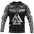 Viking Clothing Viking Huginn, Valknut Tattoo Hoodie RLT12 - Wonder Print Shop