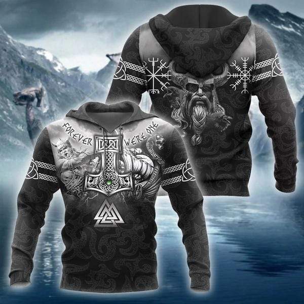 Viking Clothing Forever WeRe One Hoodie RLT12 - Wonder Print Shop