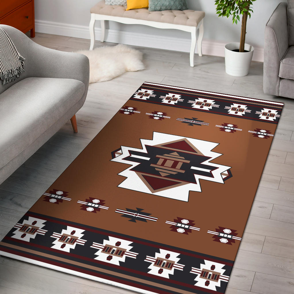 United Tribes Native American Area Rug LT10 - Wonder Print Shop