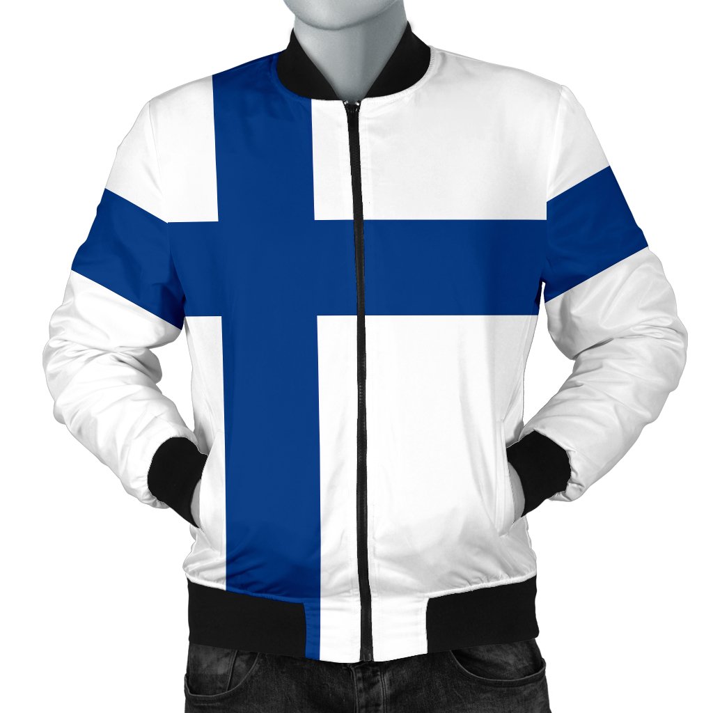 Finland Men's Bomber Jacket Original Flag - Wonder Print Shop