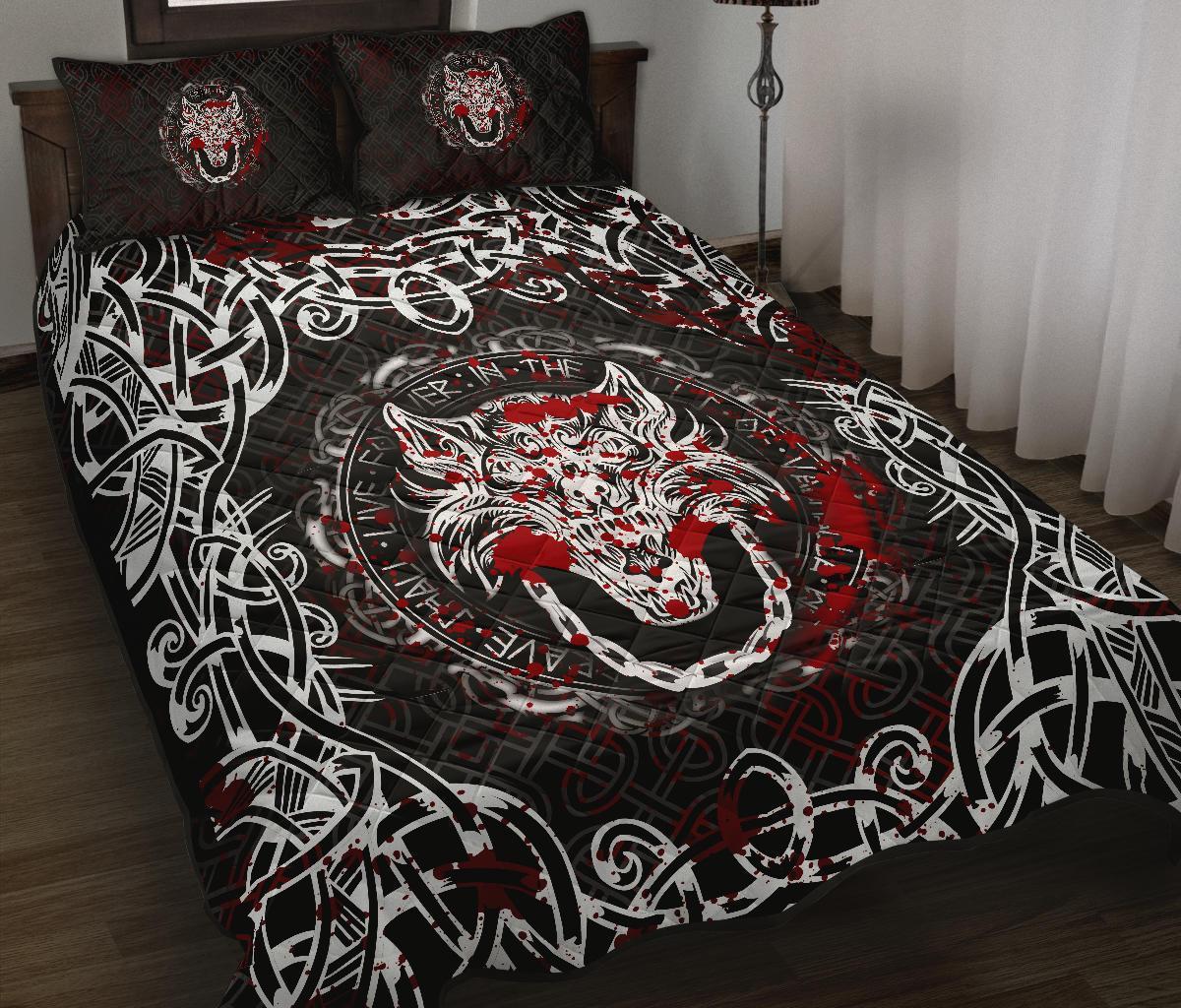 viking-quilt-bed-set-fenrir-viking-blood-3d