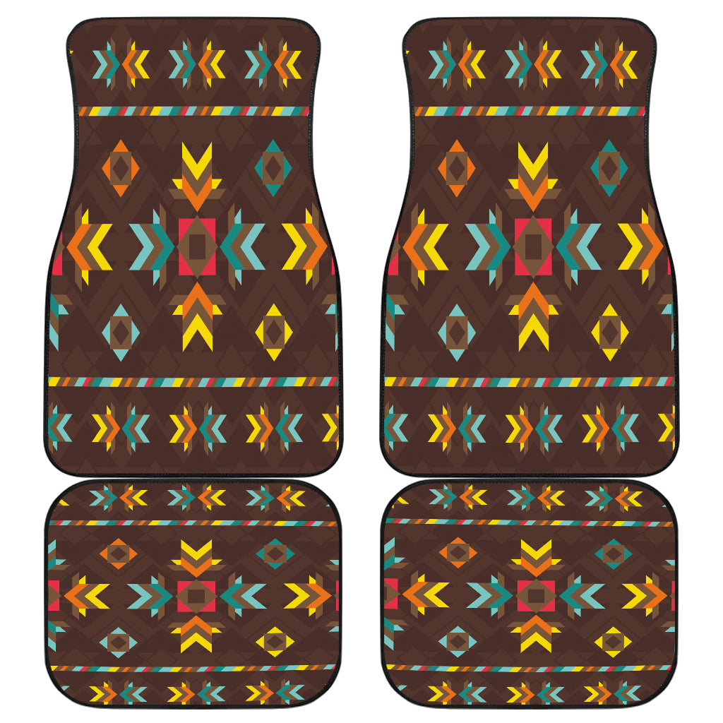 brown-pattern-native-american-front-and-back-car-mats-set-of-4