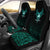 Viking Car Seat Covers Three Raven and Valknut Cyan RLT12 - Wonder Print Shop