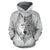 White Wolf Native American All Over Hoodie LT10 - Wonder Print Shop