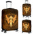 Viking Luggage Covers Gold Spear Of The God Odin - Gungnir and Two Gold Ravens RLT12 - Wonder Print Shop