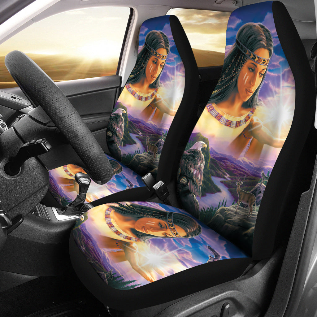 girl-and-animals-car-seat-covers