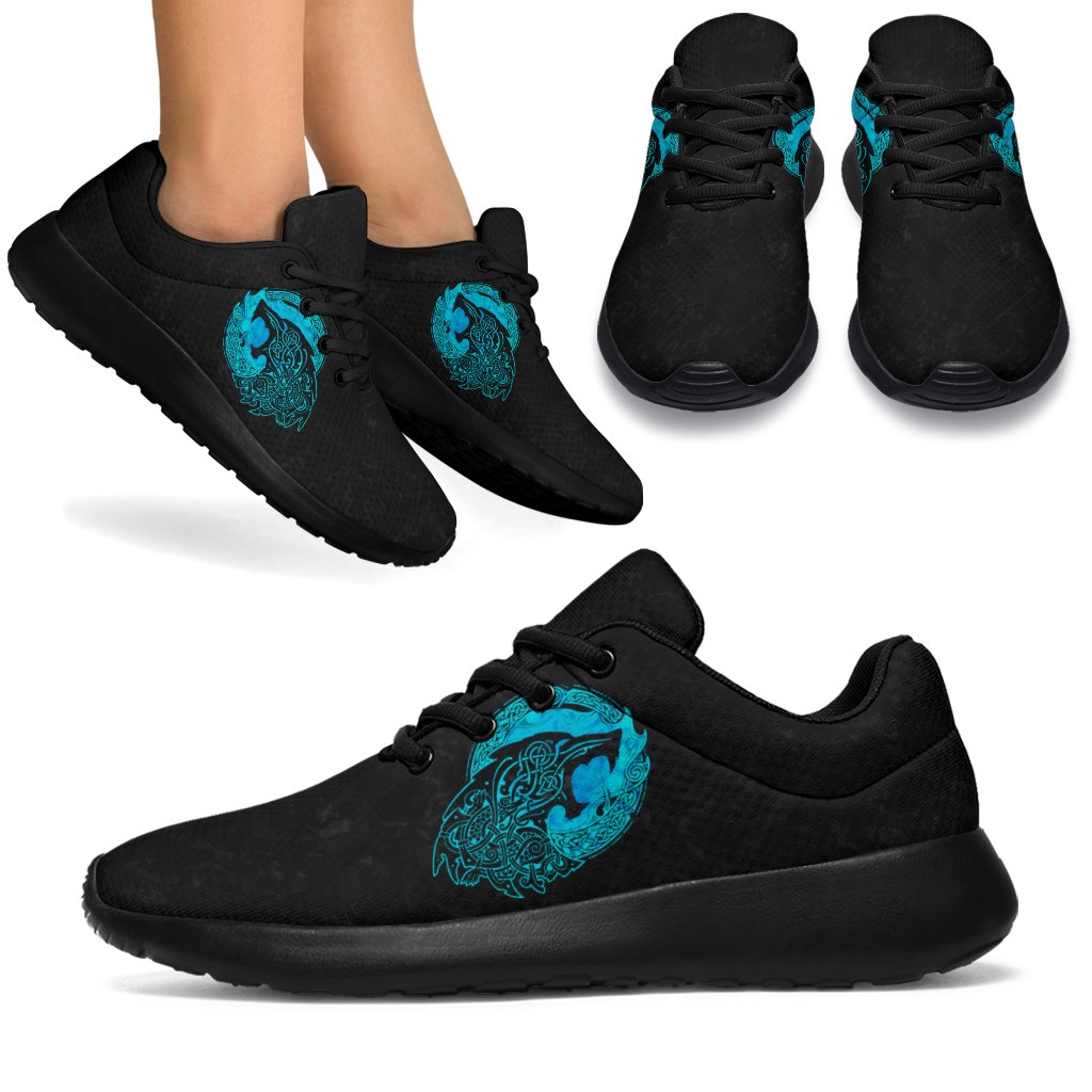 viking-sport-sneakers-fenrir-wolf-cyan