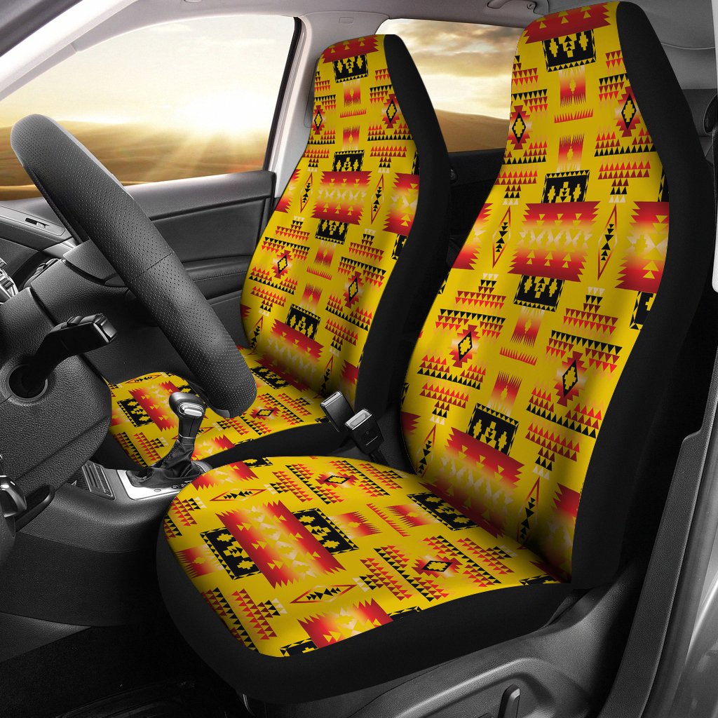 Yellow Tribal Native American Car Seat Covers LT10 - Wonder Print Shop