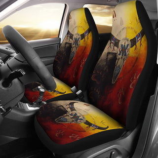 Bison Medicine Wheels Native American Car Seat Covers LT10 - One Size / Multicolor