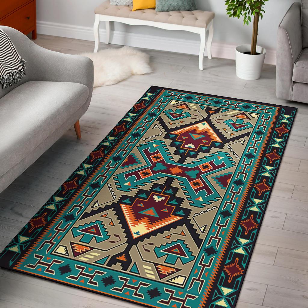 Native American Cuture Design Area Rug LT10 - Wonder Print Shop