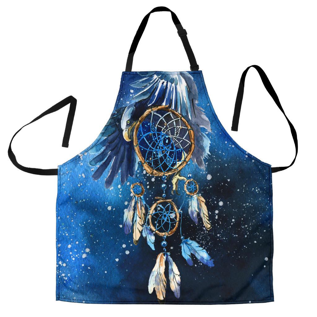 blue-galaxy-dreamcatcher-native-american-apron