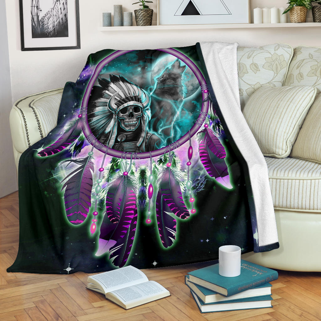 skull-chief-dream-catcher-blanket