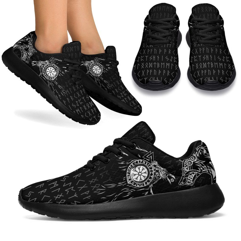 viking-sport-sneakers-raven-and-wolf-special-tattoo